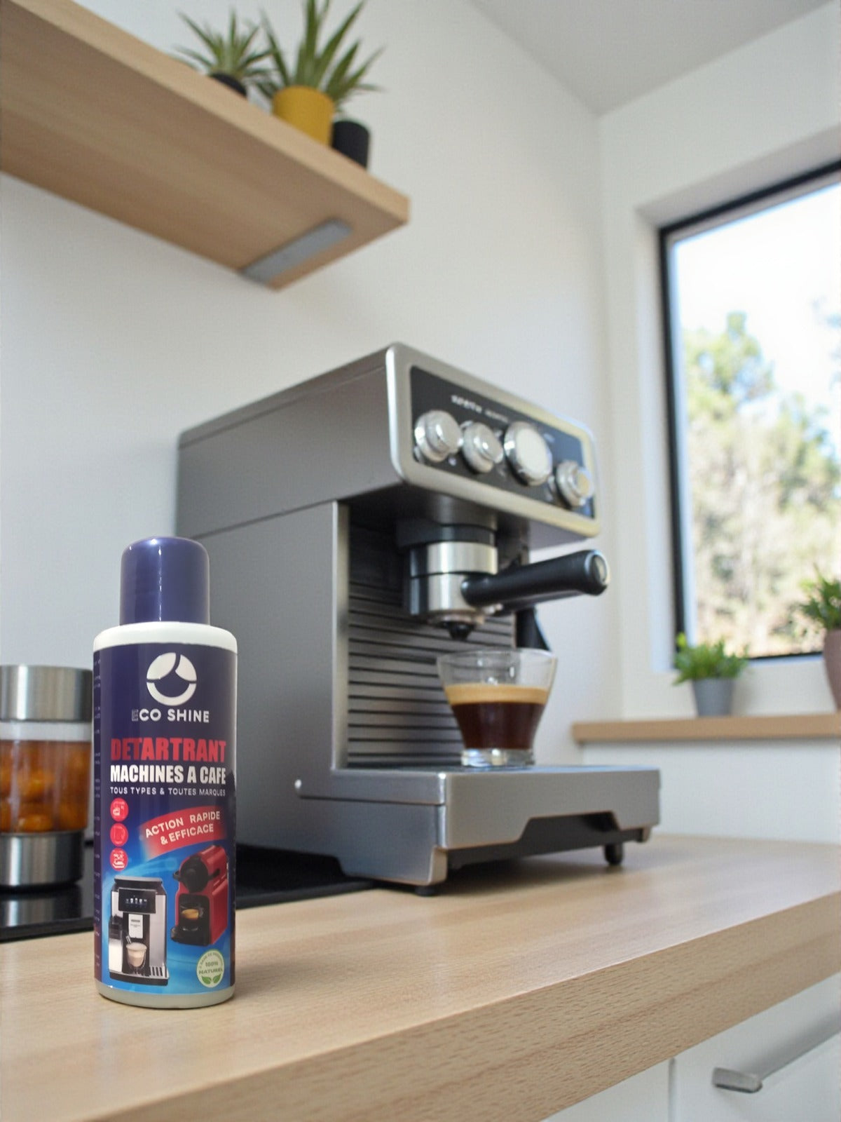 Détartrant Naturel pour Machine à Café Ecoshine